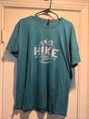 Men's Hike Stay Wild Graphic Tee - Teal size L